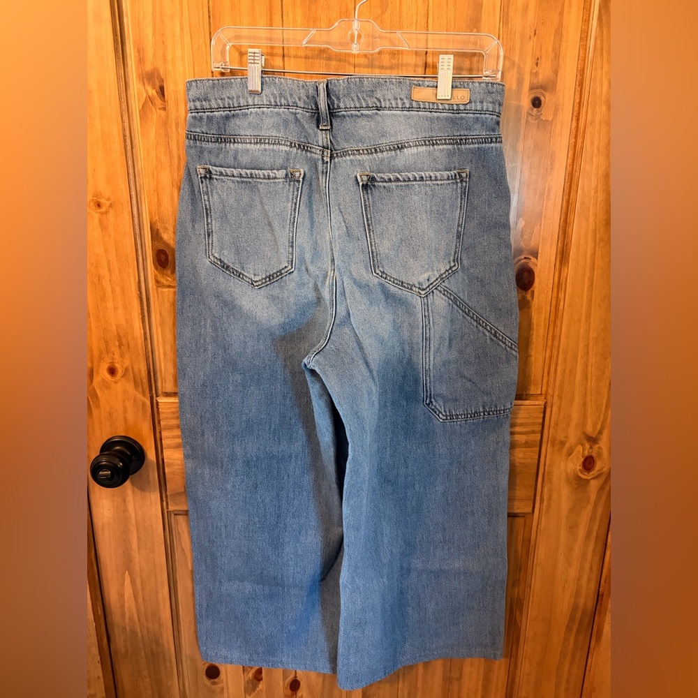 Cello wide cropped carpenter style jeans 👖 sz 11 - Picture 3 of 7